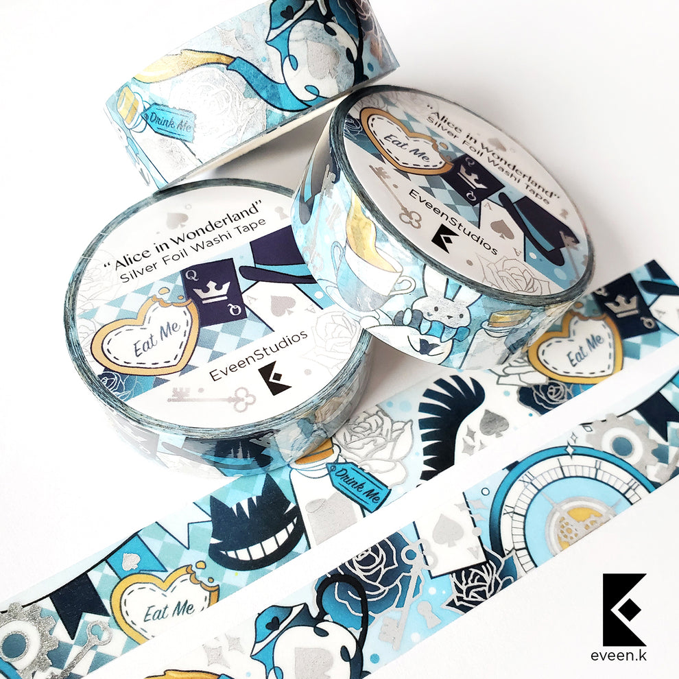 Alice in Wonderland, Foil Washi Tape