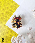 Thoma Genshin Emblem Pin
