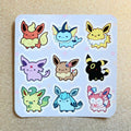 Evolutions Chibi Sticker Sheet