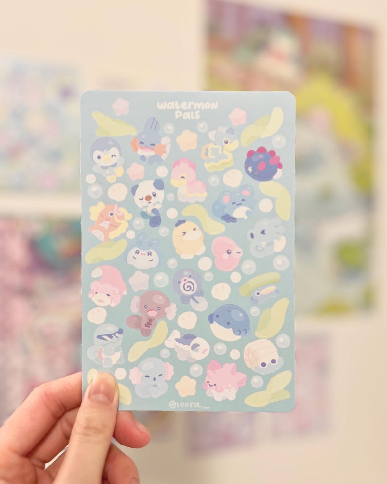 Watermon Pals - Deco Sticker Sheet