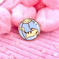 Pika Hamster Ball Enamel Pin