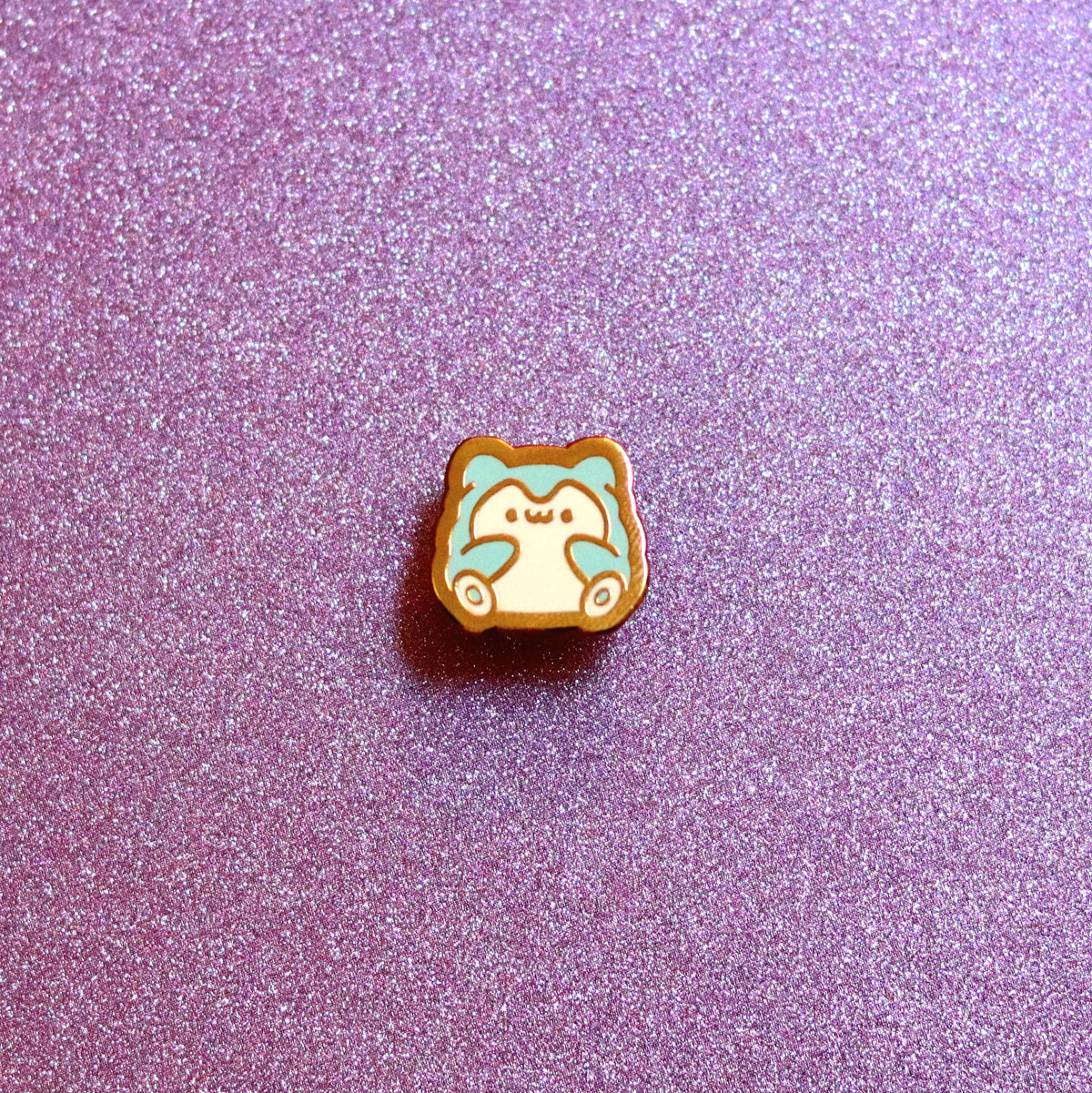 Pocket Snoring Sleeper Mini Blob Enamel Pin