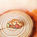Story of Autumn Enamel Pin: Just One More Bite