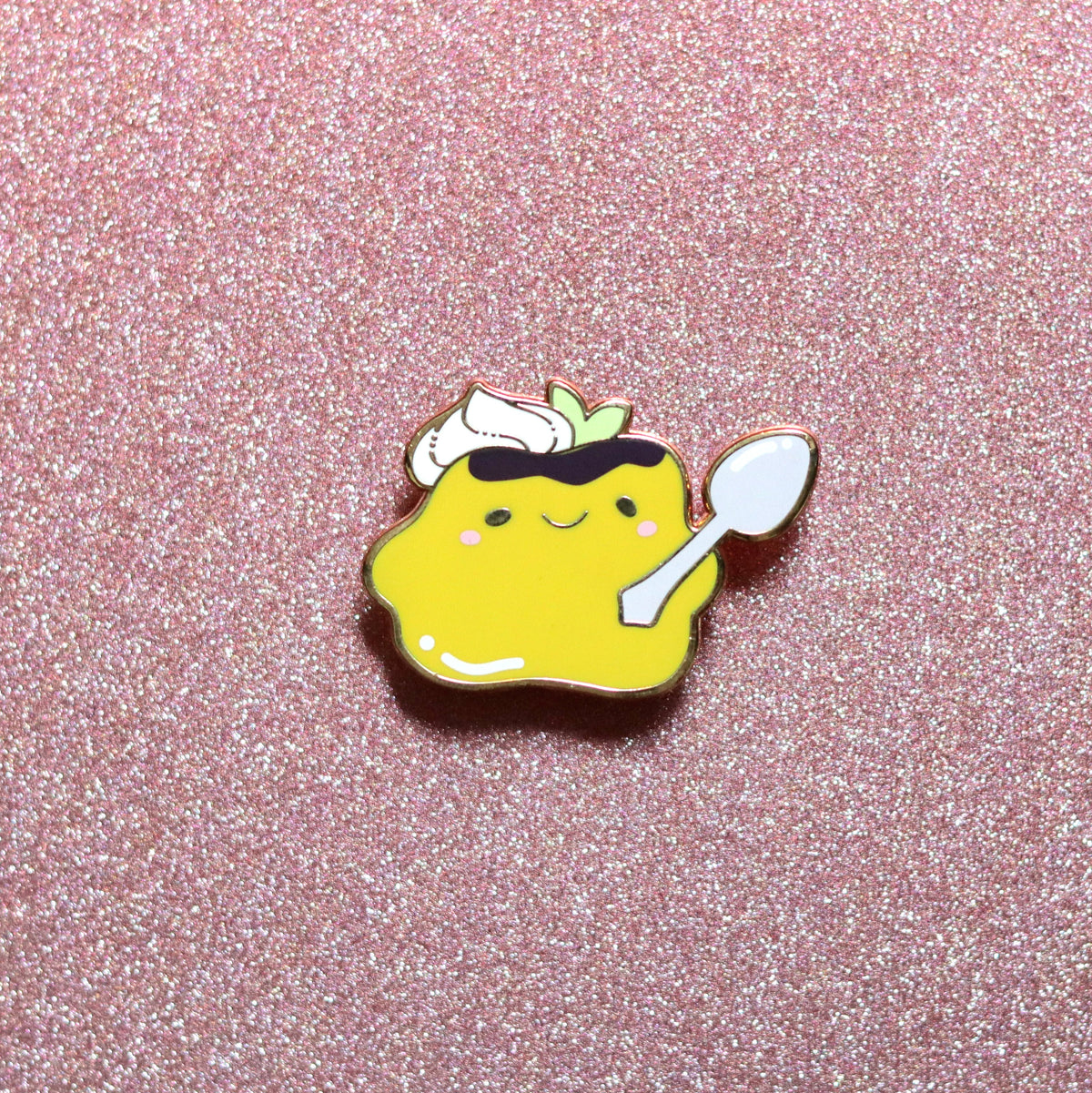Pocket Imposter Pudding Enamel Pin