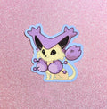 Pocket Purple Kitty Sticker