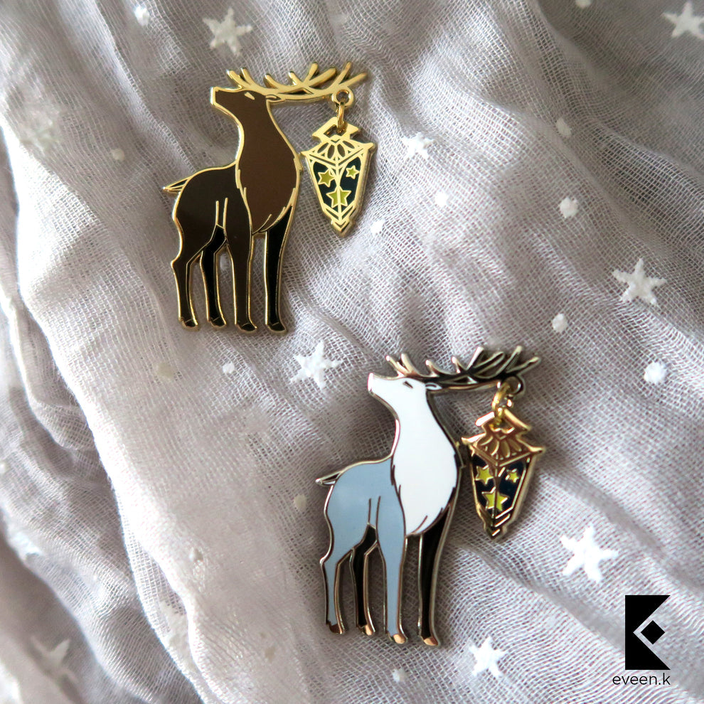 Deer Star Carrier Enamel Pin
