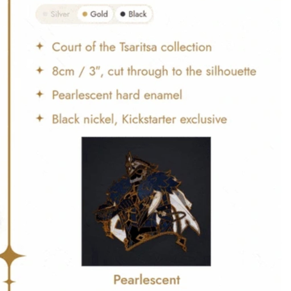 Court of the Tsaritsa Capitano Enamel Pin