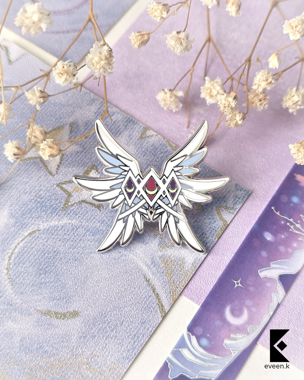 Columbina Genshin Emblem Enamel Pin