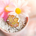 Self-Care Kits Enamel Pin: Bloom in Your Own Time