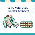 Virtual Idol Snow 2026 Pastry Wooden Standee