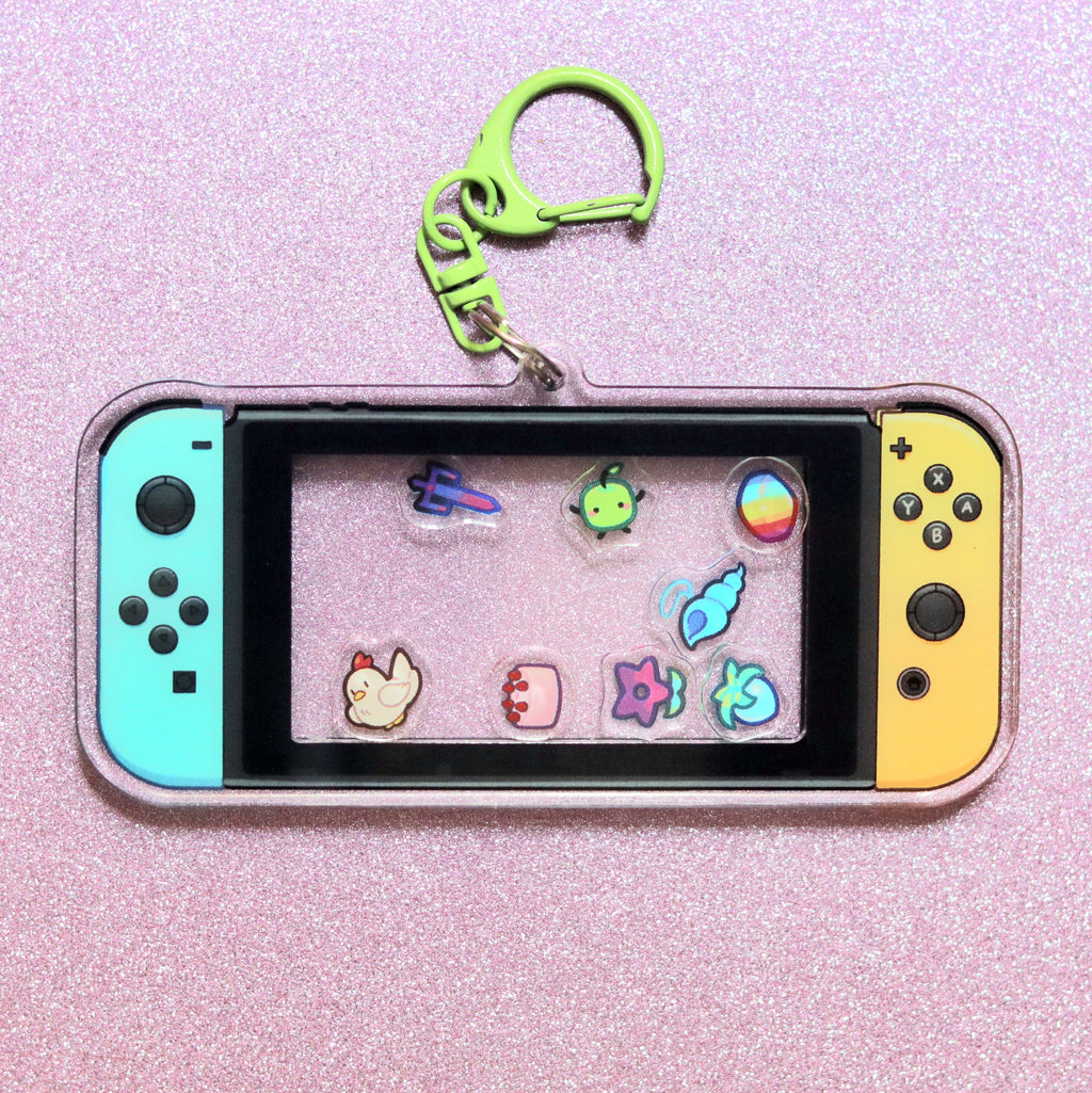 Starry Farming Acrylic Shaker Charm