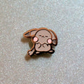 Pocket Utopia Gray Mouse Enamel Pin