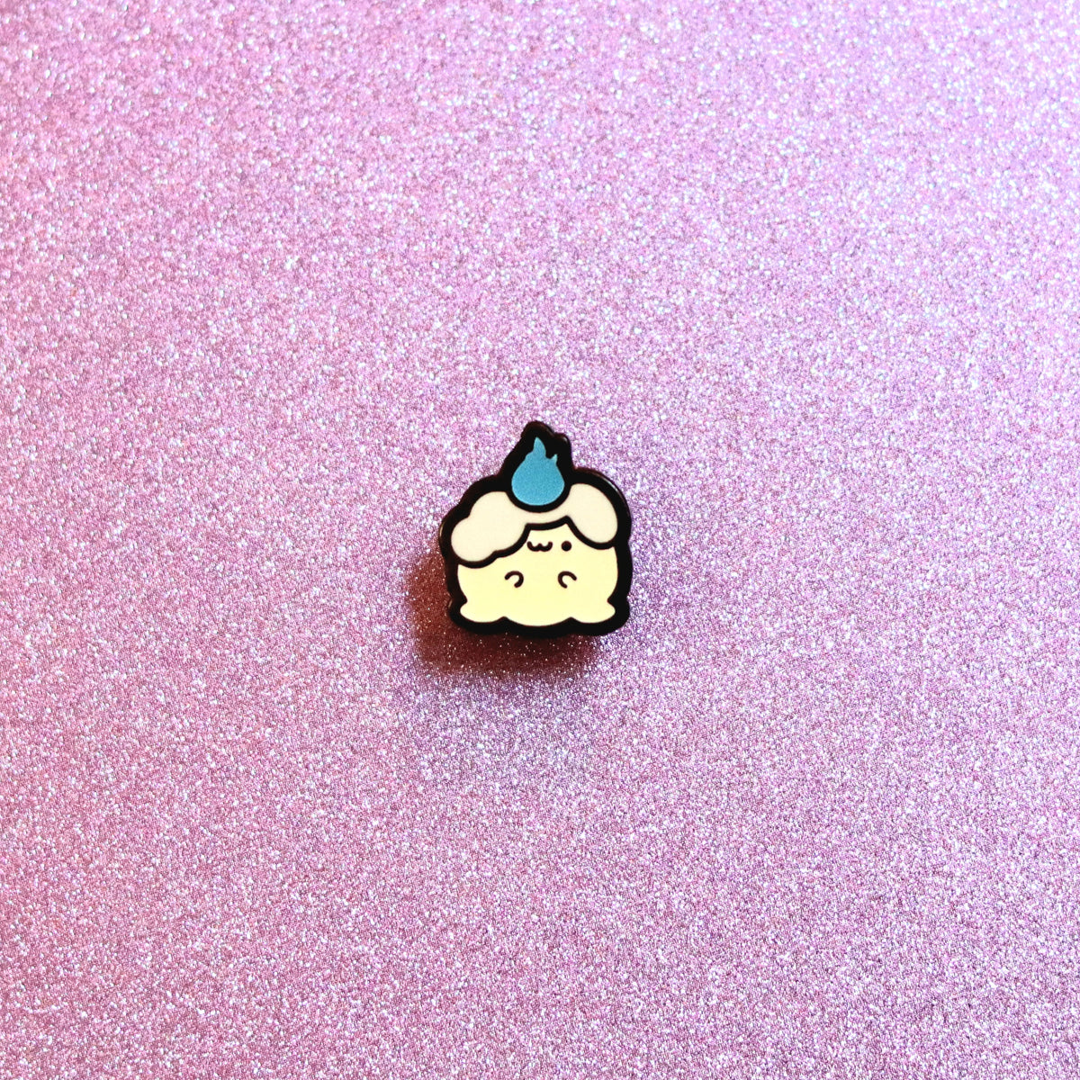 Pocket Spooky Candle Mini Blob Enamel Pin
