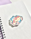 Sleepy Omelette - Matte Vinyl Sticker