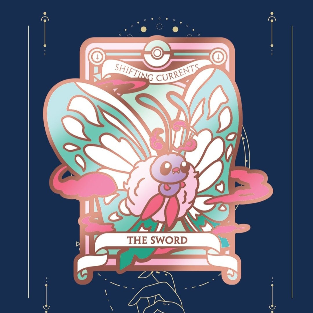 Pocket Mega Butterfly Shiny Tarot Pin