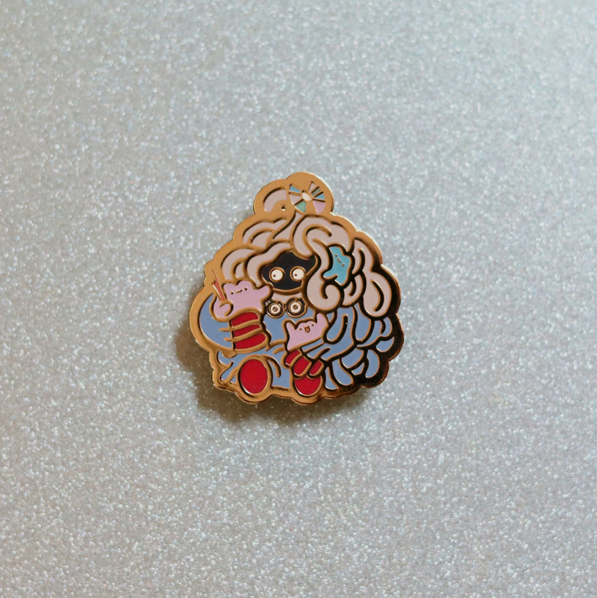 Pocket Utopia Tangle Enamel Pin