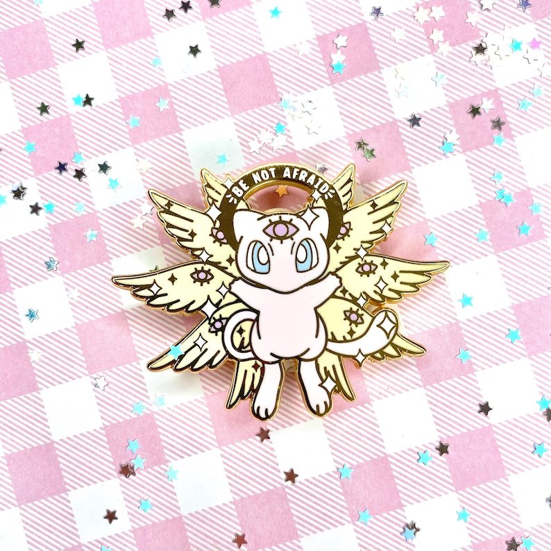 Biblically Accurate Angel Mew Enamel Pin