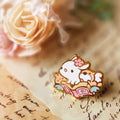 Story of Spring Enamel Pin: Otter-ly Magical
