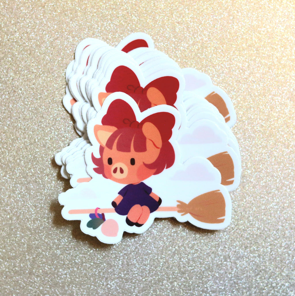 Animal Companions Turnip Witch Sticker