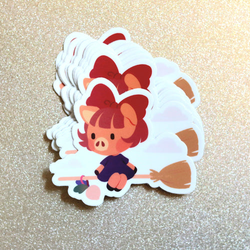 Animal Companions Turnip Witch Sticker