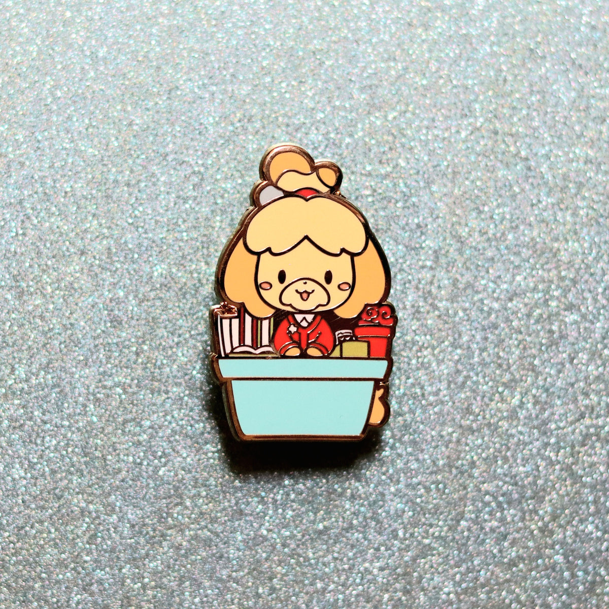 Animal Companions Desk Pup Enamel Pin