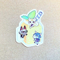 Animal Companions Juice Smug Sticker