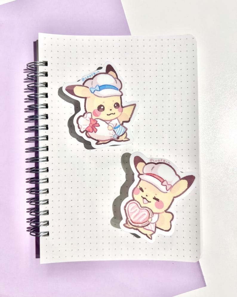 Café-chu Duo - Matte Vinyl Stickers