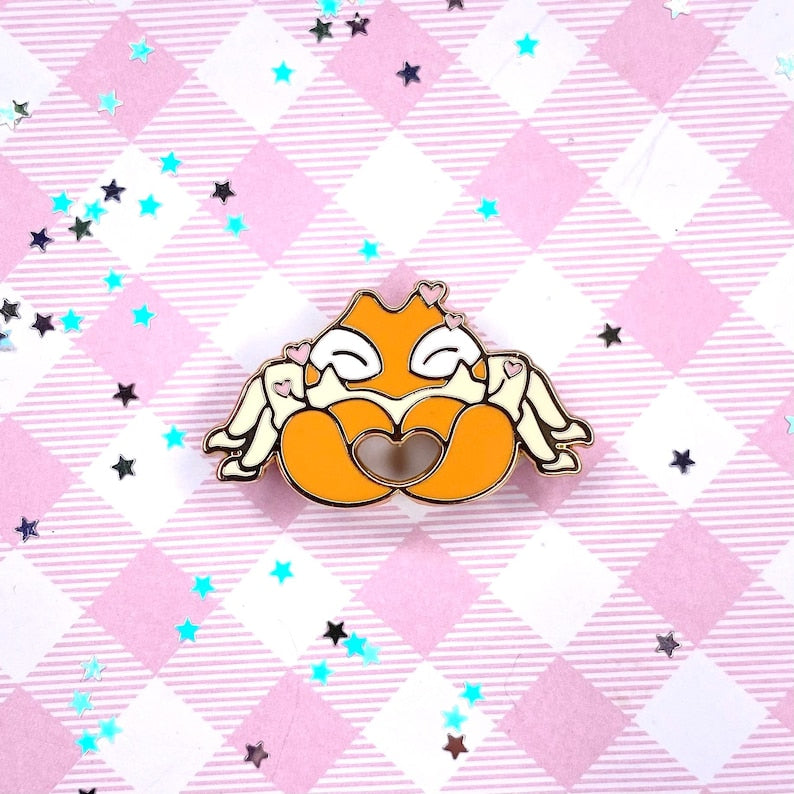Krabby Love Enamel Pin
