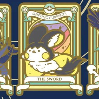 Pocket Glider Mouse Tarot Pin