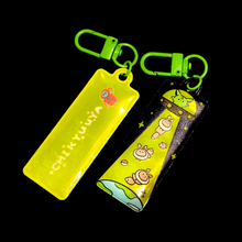PKMN Eevee & SHINY Espeon keychain