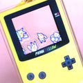 Pocket Pika Yellow Acrylic Shaker Keychain