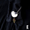 Bird Star Carrier Enamel Pin