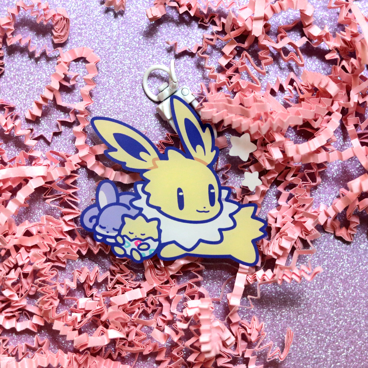 Pocket Sleepy Friends Acrylic Keychain