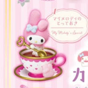 Re-ment Fluffy Café Time KuroMelo blind box figures