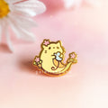 Spoopy Feelings Enamel Pin: Scaredy Cat