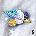 Bear Celestial Companion Enamel Pin