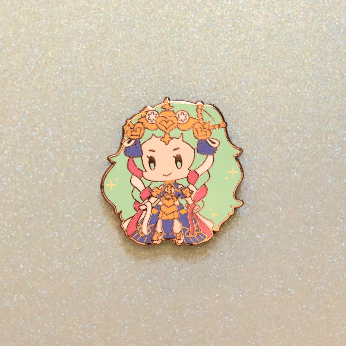 Emblem Dragon Girl Enamel Pin