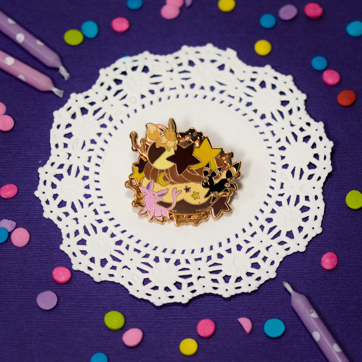 Pocket Puff Honor Enamel Pin