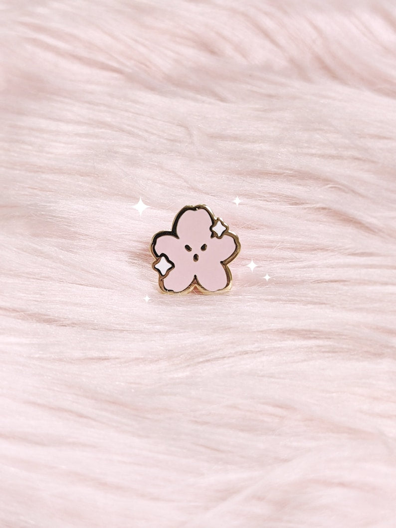 Cute and Small Pastel Pink Sakura Cherry Blossom Filler/Mini Enamel Pin