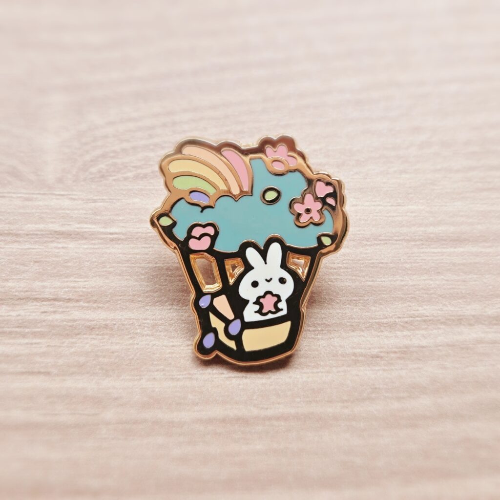 Daydreamers Enamel Pin: Rainyday Blues