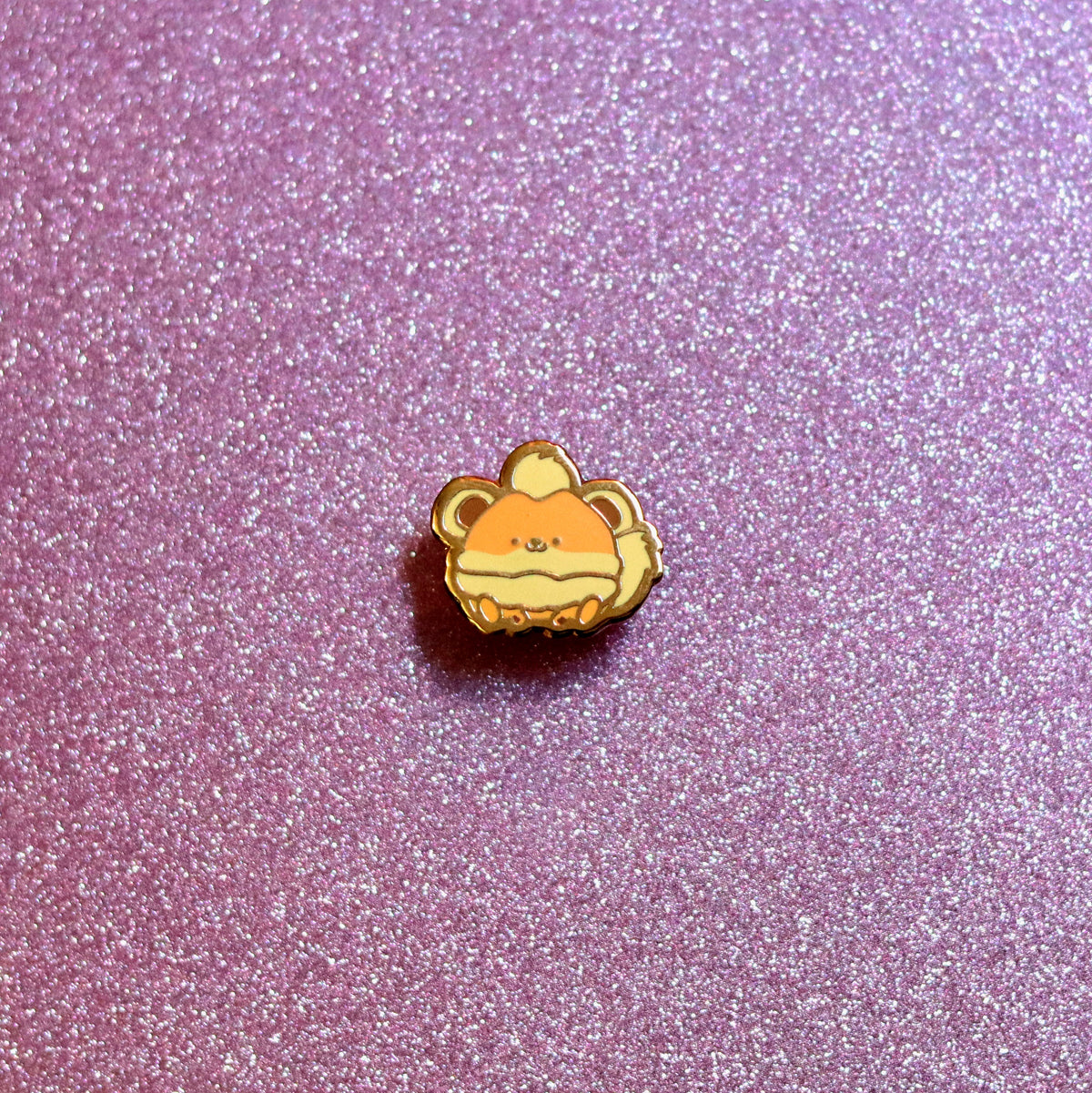 Pocket Fire Pup Mini Blob Enamel Pin