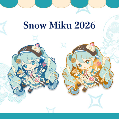 Virtual Idol Snow 2026 Pastry Enamel Pin