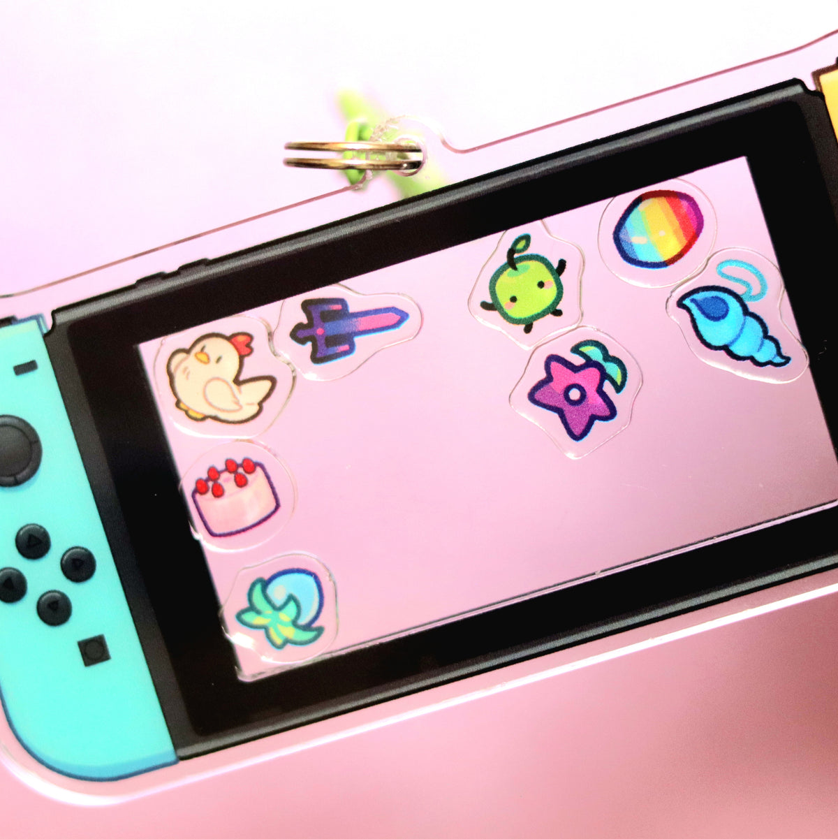 Starry Farming Acrylic Shaker Charm