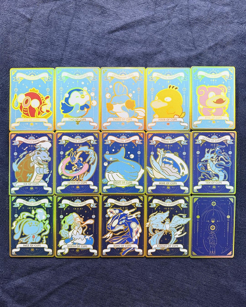 Pocket Tarot Cards - Minor Arcana CUPS