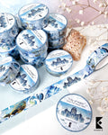 Fontaine, City of Water, Silver Foil Washi Tape