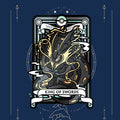 Pocket Sky Dragon Shiny Tarot Pin