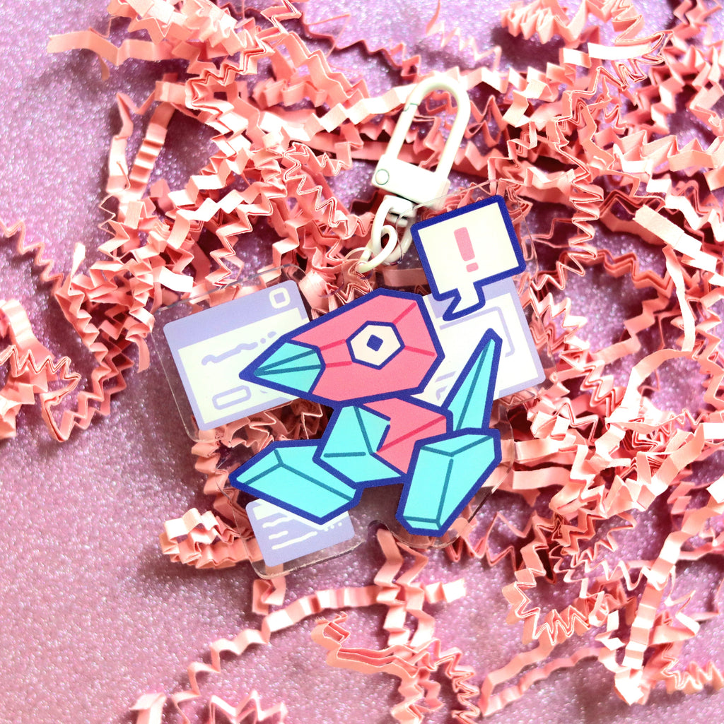 Pocket Polygon Acrylic Keychain
