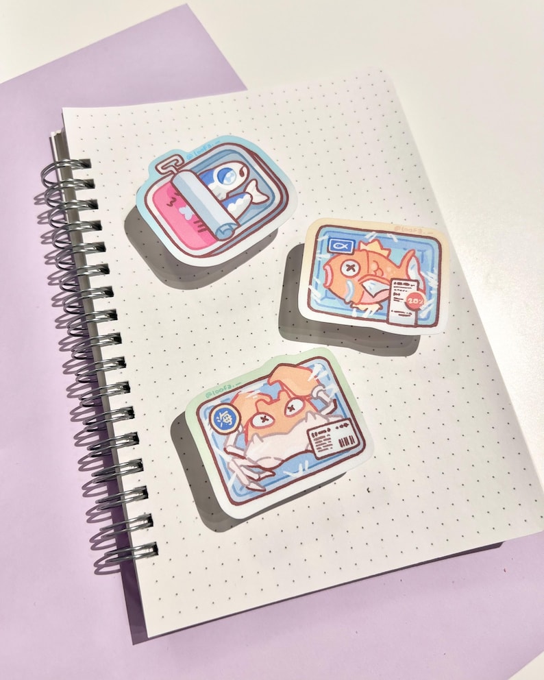 Poké Fish Market Stickers