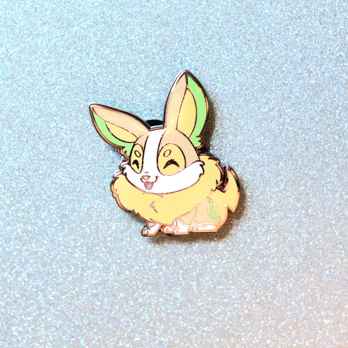 Pocket Spunky Corgi I Enamel Pin