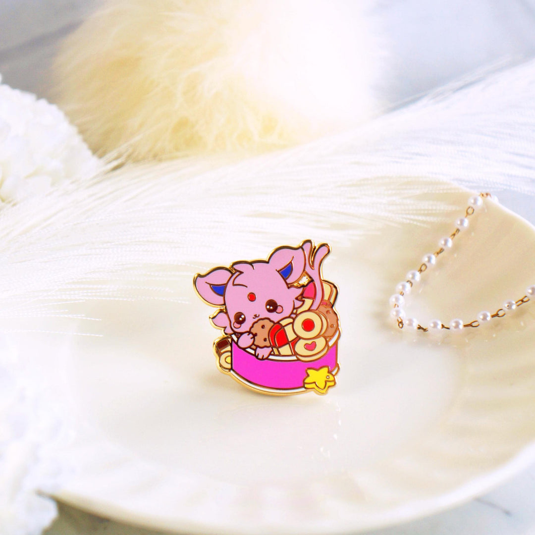 Eeveelution Feast - Espeon Cookies Enamel Pin
